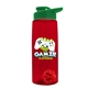 The Flair - 26 oz Transparent Tritan(TM) Bottle with Drink thru lid, Mixing Ball, and Digital Imprint