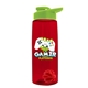 The Flair - 26 oz Transparent Tritan(TM) Bottle with Drink thru lid, Mixing Ball, and Digital Imprint