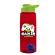 The Flair - 26 oz Transparent Tritan(TM) Bottle with Drink thru lid, Mixing Ball, and Digital Imprint