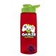 The Flair - 26 oz Transparent Tritan(TM) Bottle with Drink thru lid, Mixing Ball, and Digital Imprint