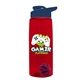The Flair - 26 oz Transparent Tritan(TM) Bottle with Drink thru lid, Mixing Ball, and Digital Imprint