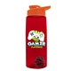 The Flair - 26 oz Transparent Tritan(TM) Bottle with Drink thru lid, Mixing Ball, and Digital Imprint