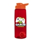 The Flair - 26 oz Transparent Tritan(TM) Bottle with Drink thru lid, Mixing Ball, and Digital Imprint