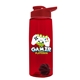 The Flair - 26 oz Transparent Tritan(TM) Bottle with Drink thru lid, Mixing Ball, and Digital Imprint