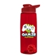 The Flair - 26 oz Transparent Tritan(TM) Bottle with Drink thru lid, Mixing Ball, and Digital Imprint