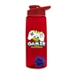 The Flair - 26 oz Transparent Tritan(TM) Bottle with Drink thru lid, Mixing Ball, and Digital Imprint