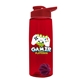 The Flair - 26 oz Transparent Tritan(TM) Bottle with Drink thru lid, Mixing Ball, and Digital Imprint