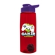 The Flair - 26 oz Transparent Tritan(TM) Bottle with Drink thru lid, Mixing Ball, and Digital Imprint