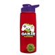 The Flair - 26 oz Transparent Tritan(TM) Bottle with Drink thru lid, Mixing Ball, and Digital Imprint