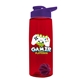 The Flair - 26 oz Transparent Tritan(TM) Bottle with Drink thru lid, Mixing Ball, and Digital Imprint