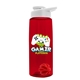 The Flair - 26 oz Transparent Tritan(TM) Bottle with Drink thru lid, Mixing Ball, and Digital Imprint