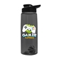 The Flair - 26 oz Transparent Tritan(TM) Bottle with Drink thru lid, Mixing Ball, and Digital Imprint