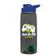 The Flair - 26 oz Transparent Tritan(TM) Bottle with Drink thru lid, Mixing Ball, and Digital Imprint