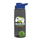 The Flair - 26 oz Transparent Tritan(TM) Bottle with Drink thru lid, Mixing Ball, and Digital Imprint