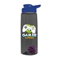 The Flair - 26 oz Transparent Tritan(TM) Bottle with Drink thru lid, Mixing Ball, and Digital Imprint