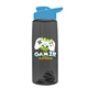 The Flair - 26 oz Transparent Tritan(TM) Bottle with Drink thru lid, Mixing Ball, and Digital Imprint