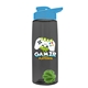 The Flair - 26 oz Transparent Tritan(TM) Bottle with Drink thru lid, Mixing Ball, and Digital Imprint