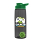 The Flair - 26 oz Transparent Tritan(TM) Bottle with Drink thru lid, Mixing Ball, and Digital Imprint