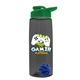 The Flair - 26 oz Transparent Tritan(TM) Bottle with Drink thru lid, Mixing Ball, and Digital Imprint