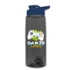 The Flair - 26 oz Transparent Tritan(TM) Bottle with Drink thru lid, Mixing Ball, and Digital Imprint