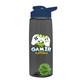 The Flair - 26 oz Transparent Tritan(TM) Bottle with Drink thru lid, Mixing Ball, and Digital Imprint