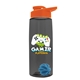 The Flair - 26 oz Transparent Tritan(TM) Bottle with Drink thru lid, Mixing Ball, and Digital Imprint