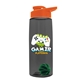 The Flair - 26 oz Transparent Tritan(TM) Bottle with Drink thru lid, Mixing Ball, and Digital Imprint