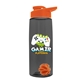 The Flair - 26 oz Transparent Tritan(TM) Bottle with Drink thru lid, Mixing Ball, and Digital Imprint