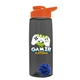 The Flair - 26 oz Transparent Tritan(TM) Bottle with Drink thru lid, Mixing Ball, and Digital Imprint