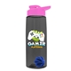 The Flair - 26 oz Transparent Tritan(TM) Bottle with Drink thru lid, Mixing Ball, and Digital Imprint