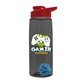The Flair - 26 oz Transparent Tritan(TM) Bottle with Drink thru lid, Mixing Ball, and Digital Imprint