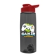 The Flair - 26 oz Transparent Tritan(TM) Bottle with Drink thru lid, Mixing Ball, and Digital Imprint