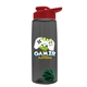 The Flair - 26 oz Transparent Tritan(TM) Bottle with Drink thru lid, Mixing Ball, and Digital Imprint