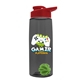 The Flair - 26 oz Transparent Tritan(TM) Bottle with Drink thru lid, Mixing Ball, and Digital Imprint