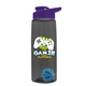 The Flair - 26 oz Transparent Tritan(TM) Bottle with Drink thru lid, Mixing Ball, and Digital Imprint