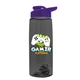 The Flair - 26 oz Transparent Tritan(TM) Bottle with Drink thru lid, Mixing Ball, and Digital Imprint