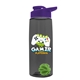 The Flair - 26 oz Transparent Tritan(TM) Bottle with Drink thru lid, Mixing Ball, and Digital Imprint