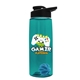 The Flair - 26 oz Transparent Tritan(TM) Bottle with Drink thru lid, Mixing Ball, and Digital Imprint