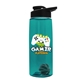 The Flair - 26 oz Transparent Tritan(TM) Bottle with Drink thru lid, Mixing Ball, and Digital Imprint