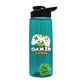 The Flair - 26 oz Transparent Tritan(TM) Bottle with Drink thru lid, Mixing Ball, and Digital Imprint
