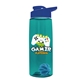 The Flair - 26 oz Transparent Tritan(TM) Bottle with Drink thru lid, Mixing Ball, and Digital Imprint
