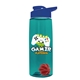 The Flair - 26 oz Transparent Tritan(TM) Bottle with Drink thru lid, Mixing Ball, and Digital Imprint