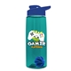 The Flair - 26 oz Transparent Tritan(TM) Bottle with Drink thru lid, Mixing Ball, and Digital Imprint