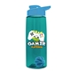 The Flair - 26 oz Transparent Tritan(TM) Bottle with Drink thru lid, Mixing Ball, and Digital Imprint