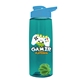 The Flair - 26 oz Transparent Tritan(TM) Bottle with Drink thru lid, Mixing Ball, and Digital Imprint