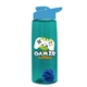 The Flair - 26 oz Transparent Tritan(TM) Bottle with Drink thru lid, Mixing Ball, and Digital Imprint