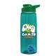 The Flair - 26 oz Transparent Tritan(TM) Bottle with Drink thru lid, Mixing Ball, and Digital Imprint