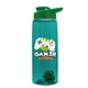 The Flair - 26 oz Transparent Tritan(TM) Bottle with Drink thru lid, Mixing Ball, and Digital Imprint