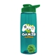 The Flair - 26 oz Transparent Tritan(TM) Bottle with Drink thru lid, Mixing Ball, and Digital Imprint