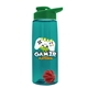 The Flair - 26 oz Transparent Tritan(TM) Bottle with Drink thru lid, Mixing Ball, and Digital Imprint